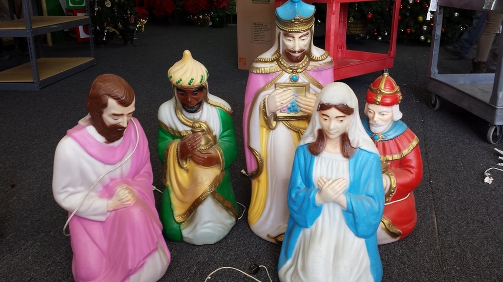 Blow Mold Nativity shops