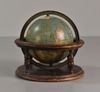 Globe on Turned Wood Stand