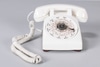 White Rotary Phone; Western Electric