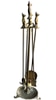 Brass Fox Antique Fire Tools