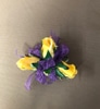Yellow and Purple Corsage
