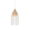Pendant clear glass shade