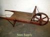 wheelbarrow antique red without sides