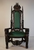 Green and Black Gothic Throne