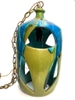 Blue Green Drip Ceramic Pendant Lamp