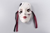 Decorative Porcelain Feminine Mask with Star Motif