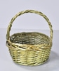 Wicker Basket with Single Center Handle