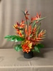 Tropical Bird of Paradise  with Pineapple