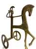 Brass Trojan Horse Figurine
