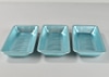 Set of 3 Anodized Blue Aluminum Ice Cube Tray Bottoms