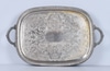 Footed Silver Tray