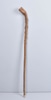 Tree Limb Walking Stick with Burl Handle and Leather Detail