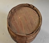 Wood Nail Keg w/ Two Metal & 2 Wire Bands & Top