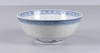 Blue and White Porcelain Serving Bowl with Dragon Motif