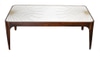 Marble with Brass Sunburst Coffee table