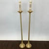 Standing Brass Candle Holders