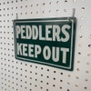 ‘Peddlers Keep Out’ Sign
