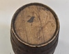 Wood Keg w/ Three Iron Bands and Covered Top