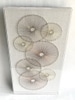 String Art Circles Wall Sculpture in Plexi Frame