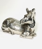 Silver Horse Figurine