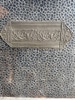 Antique Dappled Metal Fireplace Screen