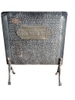 Antique Dappled Metal Fireplace Screen