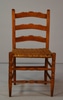 Wood Ladder-back Chair with Woven Seat