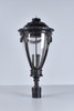 Street Lamp Post Mount with Convex Glass