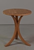 Round Top Bent Leg Occasional Table