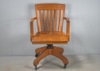 Wood Rolling Office Chair w/ Arms