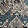 7x5 Green and Sage Abstract Southwestern Style