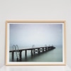 Large Framed Photography: Kastrup Beach