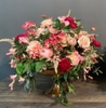 SILK Pink Magenta Rose Arrangement