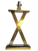 Brass “X” Table Lamp