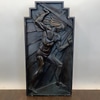 Art Deco Frieze Panel, Embossed Wall Decor