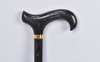 Black Cane with Derby Handle