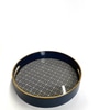 Navy Pattern Plexi Tray