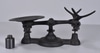 Black Cast Metal Scale w/ One Weight