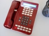 Vintage 1970s-80's Burgundy Business Phone