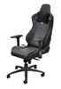 Black Gamer Chair; black with  gold thread accents,