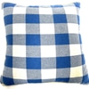 Light Blue Plaid Pillow