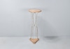 Metal Frame Side Table w/ Stone Mosaic Top