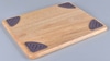 Wooden Cutting Board with Rubber Feet