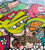 Flower Power Graffiti Element (1of2) 8’X10’