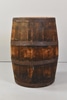 Wood Barrel with 4 Iron Bands