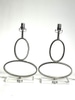 Chrome Double Oval Lamp