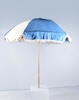 Blue and White Canvas Umbrella