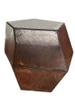 Reflective Brutalist Side Table