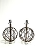 Bronze Wire Orb Lamp
