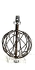 Bronze Wire Orb Lamp